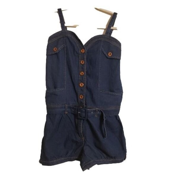 Santory Jean Romper Size S NWT - Picture 2 of 10